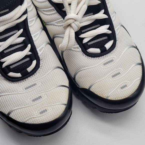 Nike Air Max Plus RF White Volt Black GS BV0047–100 Youth Size 5.5Y Neon GREEN - Picture 6 of 11